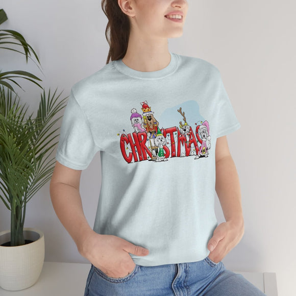 Christmas Crew FBC Unisex Jersey Short Sleeve Tee | The Bloodhound Shop