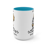 Beagle Soulmates Two-Tone Coffee Mugs, 15oz | The Bloodhound Shop