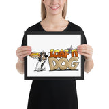 Loaf N Dog official Framed poster | The Bloodhound Shop