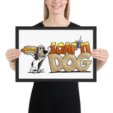 Loaf N Dog official Framed poster | The Bloodhound Shop