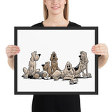 Gordon's Crew FBC Framed poster
