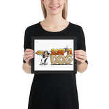 Loaf N Dog official Framed poster | The Bloodhound Shop