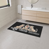 Three Red Hounds Heavy Duty Floor Mat