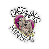 Castaways Hounds Kiss-Cut Stickers