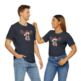 Christmas Moose Hound Bella Canvas Unisex Jersey Short Sleeve Tee | The Bloodhound Shop