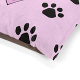 Paw Print FBC Pink Pet Bed