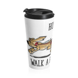 How to Walk a Bloodhound Stainless Steel Travel Mug - The Bloodhound Shop