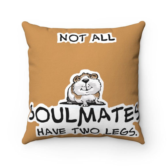 2021 Soulmates Guinea Pig FBC Polyester Square Pillow