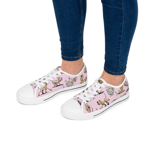 Bloodhound Custom FBC Women's Low Top Sneakers