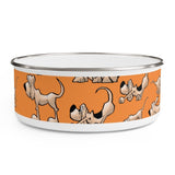 2021 Bloodhound Orange FBC Enamel Bowl