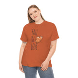 Fall In Love Design Unisex Heavy Cotton Tee