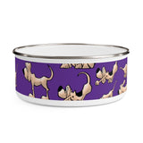 2021 Bloodhound FBC Purple Enamel Bowl