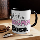 Wifey Dog Mom Boss FBC Accent Mug