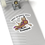 Trumpet Best In Show Kiss-Cut Stickers | The Bloodhound Shop