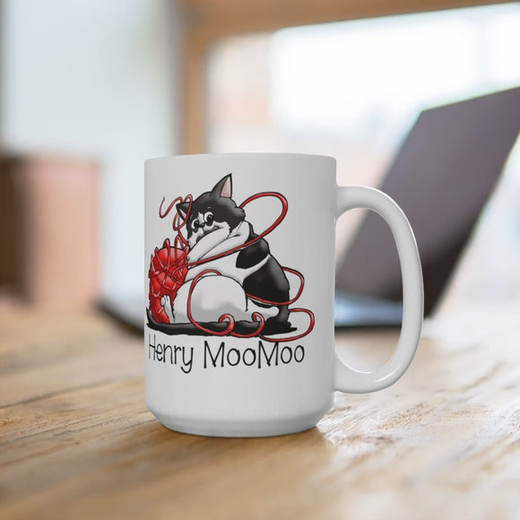 Henry MooMoo White Ceramic Mug | The Bloodhound Shop