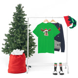 Christmas Moose Hound Unisex Heavy Cotton Tee | The Bloodhound Shop