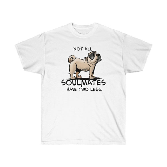 Pug Soulmates FBC Unisex Ultra Cotton Tee