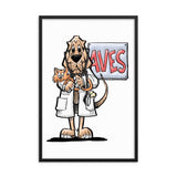 AVES Framed poster - The Bloodhound Shop