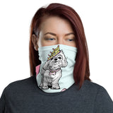 Maltese and Hearts FBC Mask Neck Gaiter