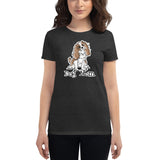 Cavalier- Dog Mom FBC Women's short sleeve t-shirt - The Bloodhound Shop