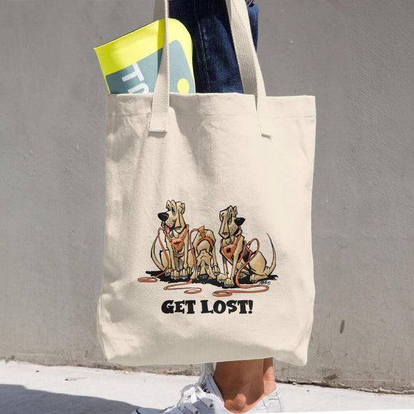 Get Lost Hounds Cotton Tote Bag - The Bloodhound Shop