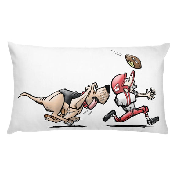 Football Hound Chiefs Basic Pillow - The Bloodhound Shop