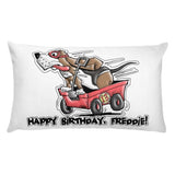 Tim's Wrecking Ball Crew Freddie's B-Day Basic Pillow - The Bloodhound Shop