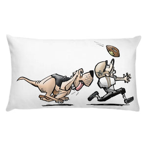 Football Hound Saints Basic Pillow - The Bloodhound Shop