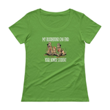 Honor Student Hound Ladies' Scoopneck T-Shirt - The Bloodhound Shop