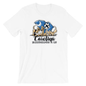 Carolina Hounds Short-Sleeve Unisex T-Shirt - The Bloodhound Shop