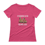 Honor Student Hound Ladies' Scoopneck T-Shirt - The Bloodhound Shop