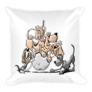 Tim's Wrecking Ball Crew 5 No Names Basic Pillow - The Bloodhound Shop