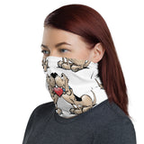I Love Bloodhound FBC Mask Neck Gaiter
