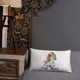Cavalier- Dog Mom FBC Basic Pillow - The Bloodhound Shop