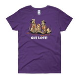 Get Lost Hounds Dark Women's short sleeve t-shirt - The Bloodhound Shop