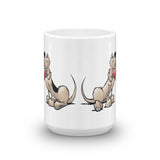Hound Love (Red and Black Hounds) Mug - The Bloodhound Shop