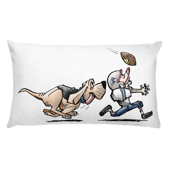 Football Hound Patriots Basic Pillow - The Bloodhound Shop