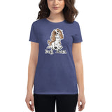 Cavalier- Dog Mom FBC Women's short sleeve t-shirt - The Bloodhound Shop