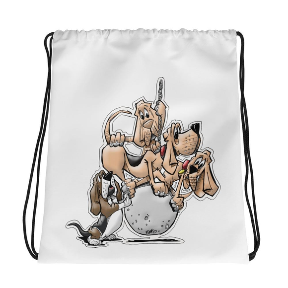Tim's Wrecking Crew 4 No Names Drawstring bag - The Bloodhound Shop