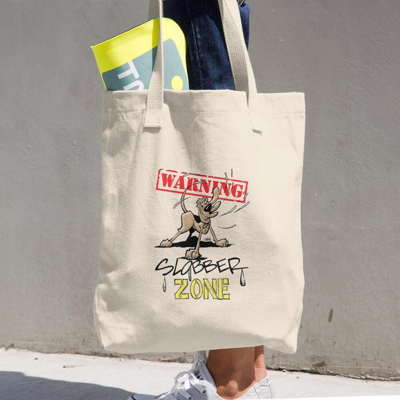 Slobber Zone Hound Cotton Tote Bag - The Bloodhound Shop