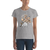 Tim's Wrecking Ball Crew w/ Freddie Women's short sleeve t-shirt - The Bloodhound Shop