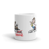 Tim's How to Walk Freddie Mug - The Bloodhound Shop