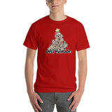 Merry Christmas Tree Hounds Short-Sleeve T-Shirt - The Bloodhound Shop