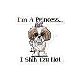 Shih Tzu- Shih Tzu Not FBC Bubble-free stickers - The Bloodhound Shop