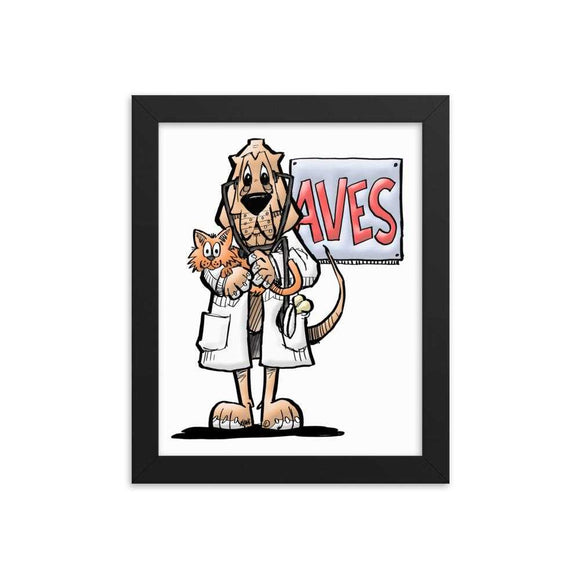 AVES Framed poster - The Bloodhound Shop