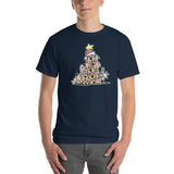 Christmas Tree Hound Short-Sleeve T-Shirt - The Bloodhound Shop