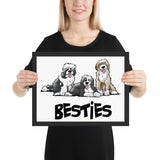 Brottman Besties Framed poster - The Bloodhound Shop
