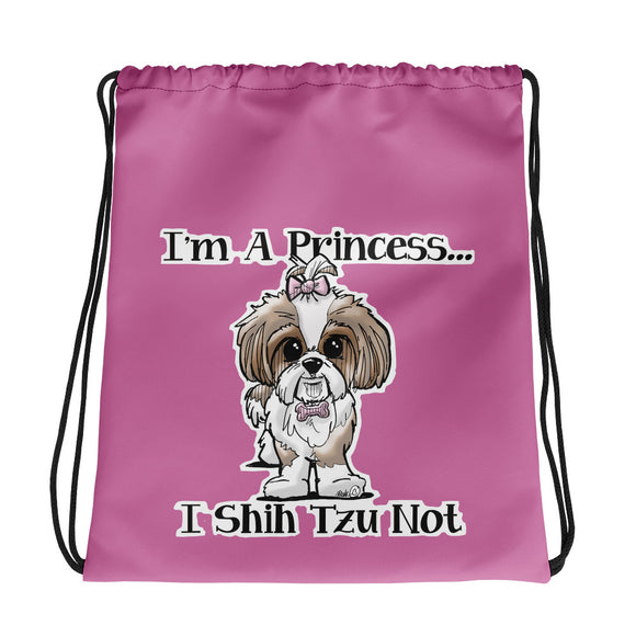 Shih Tzu- Shih Tzu Not FBC Drawstring bag - The Bloodhound Shop