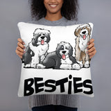 Brottman Besties Basic Pillow - The Bloodhound Shop