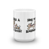 How to Walk a Basset and a Bloodhound Mug - The Bloodhound Shop